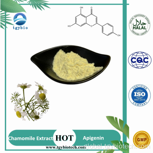 Chamomile Extract Apigenin 98% Powder High Purity Chamomile Extract Powder Apigenin 98% Factory